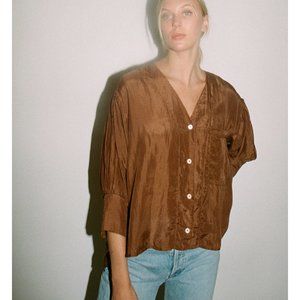 No. 6 Turin Blouse - Walnut